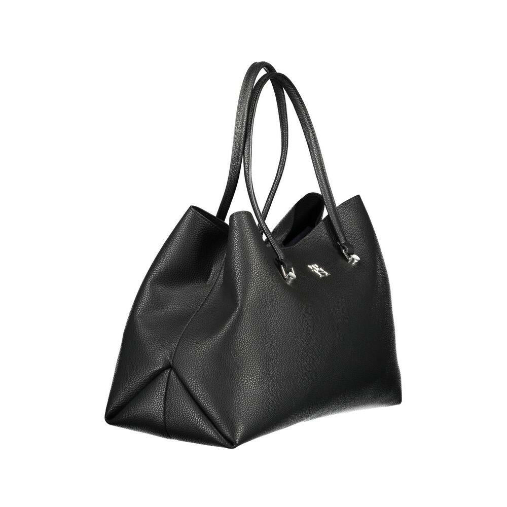 Tommy Hilfiger Black Polyester Women Handbag Tommy Hilfiger