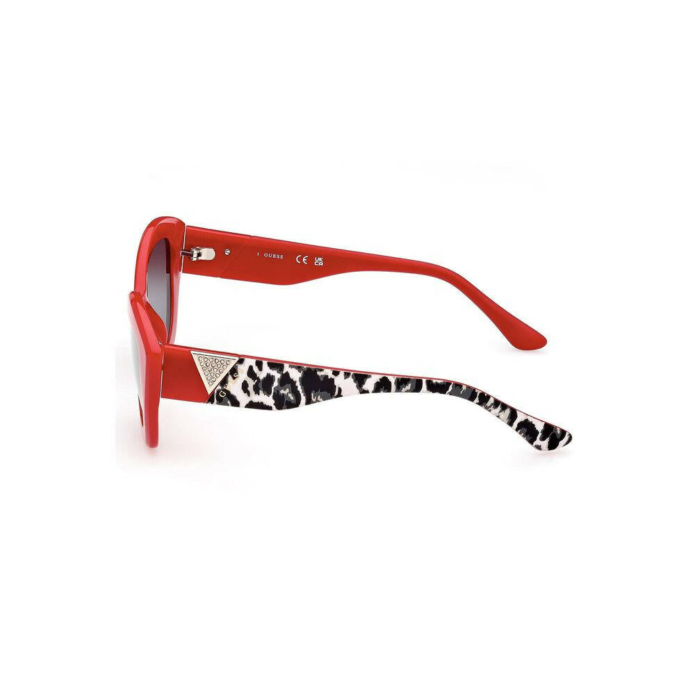 Guess Jeans Red Injected Women Sunglass Guess Jeans