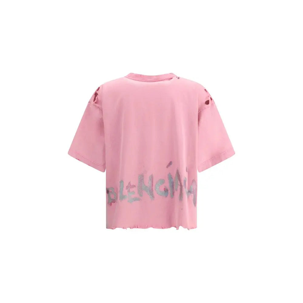 Balenciaga Cropped T-Shirt - MaraFormigone