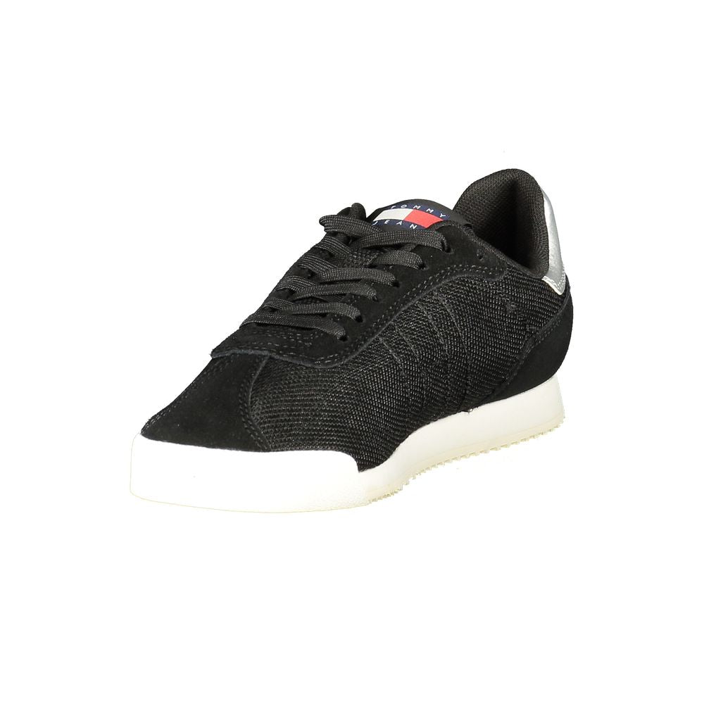 Zapatillas deportivas Tommy Hilfiger negras de poliéster para mujer