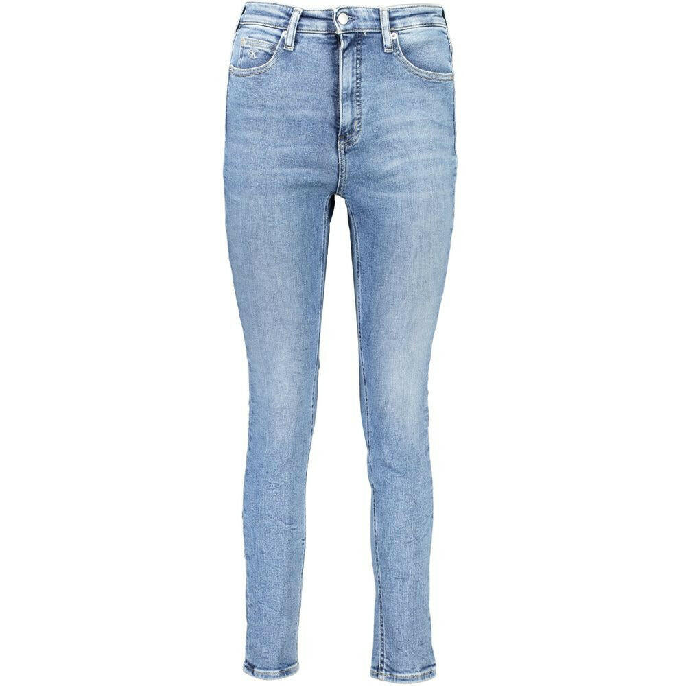 Calvin Klein Blue Cotton Women Jeans Calvin Klein