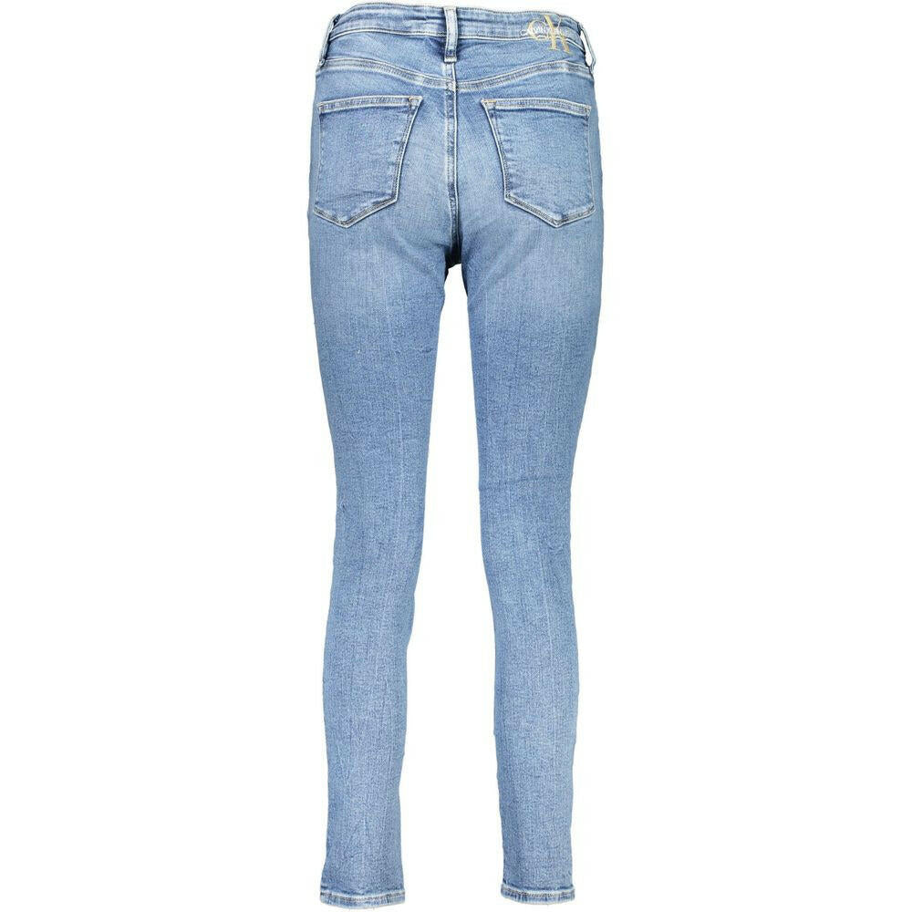 Calvin Klein Blue Cotton Women Jeans Calvin Klein