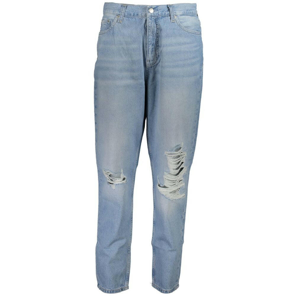 Calvin Klein Blue Cotton Women Jeans Calvin Klein