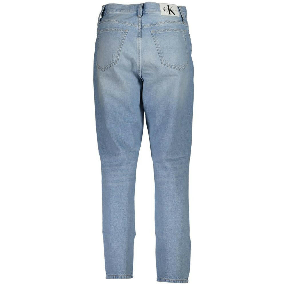 Calvin Klein Blue Cotton Women Jeans Calvin Klein