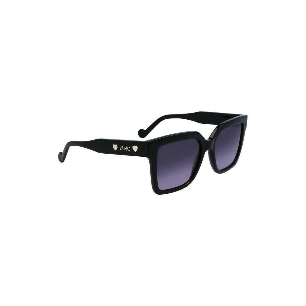 Liu Jo Black Acetate Women Sunglasses Liu Jo