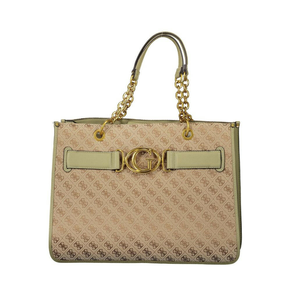 Guess Jeans Green Polyester Women Handbag Guess Jeans