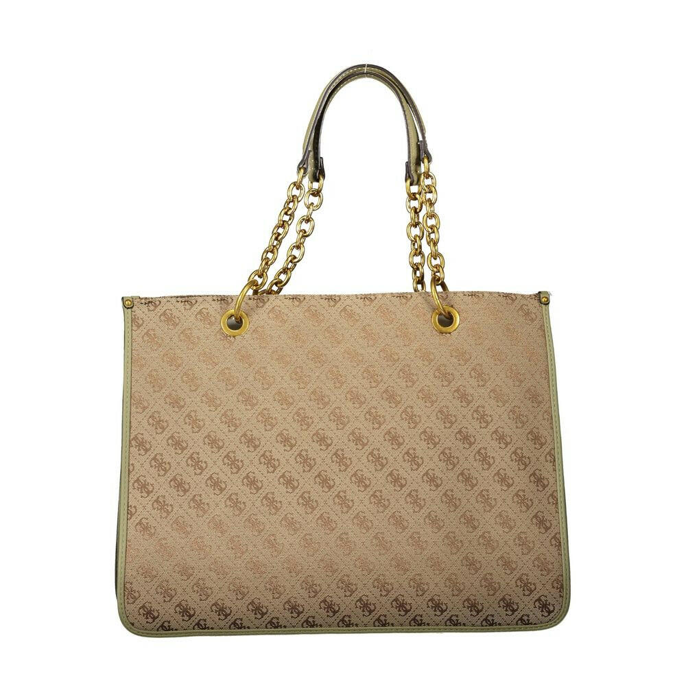 Guess Jeans Green Polyester Women Handbag Guess Jeans