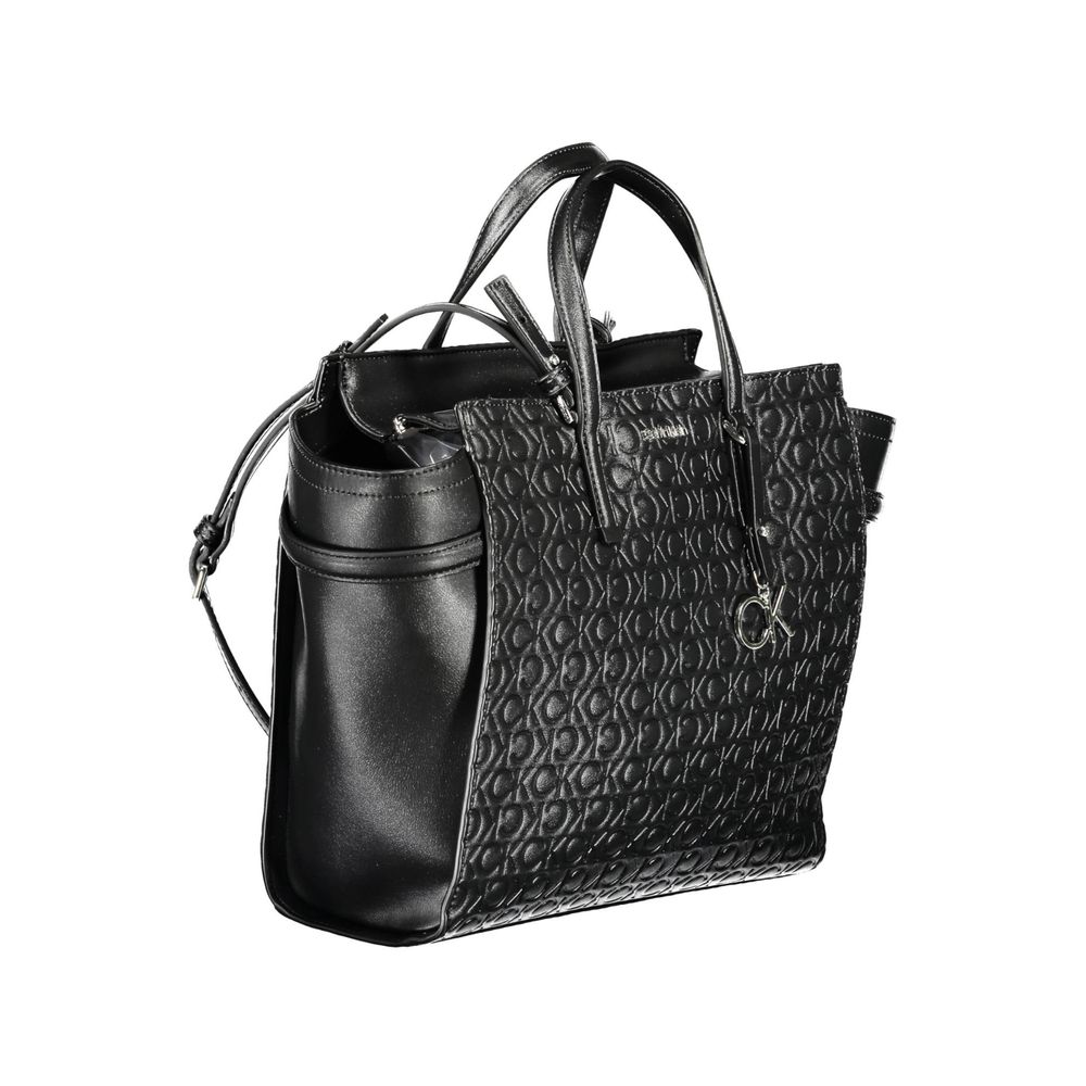 Bolsa feminina Calvin Klein em poliéster preto