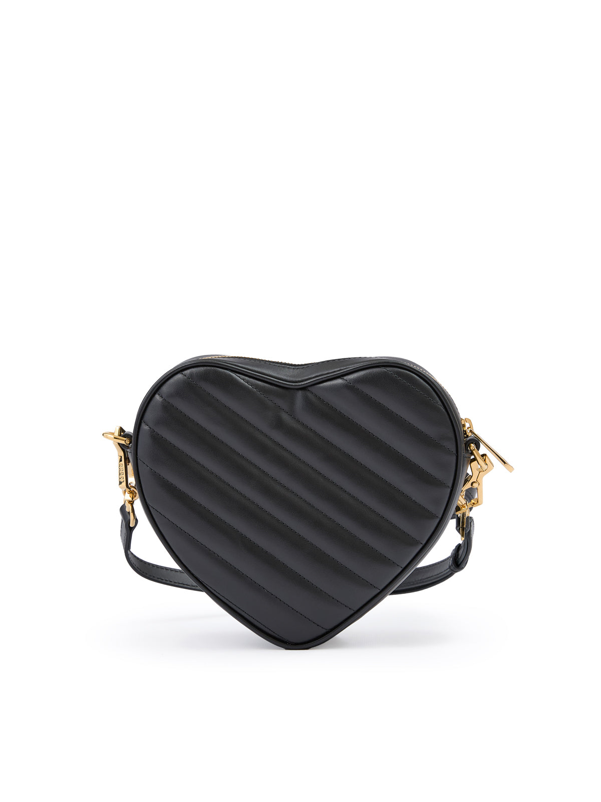 Gucci Black Leather Mini Heart Crossbody Bag - MaraFormigone