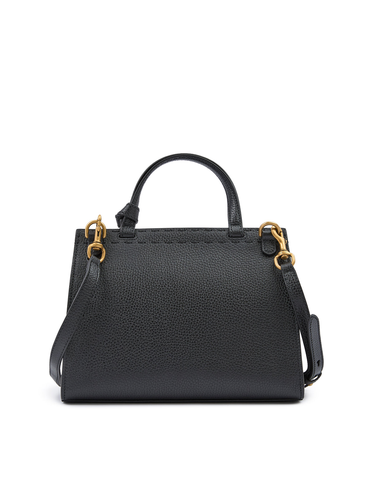 Gucci Black Leather GG Marmont Handbag Gucci