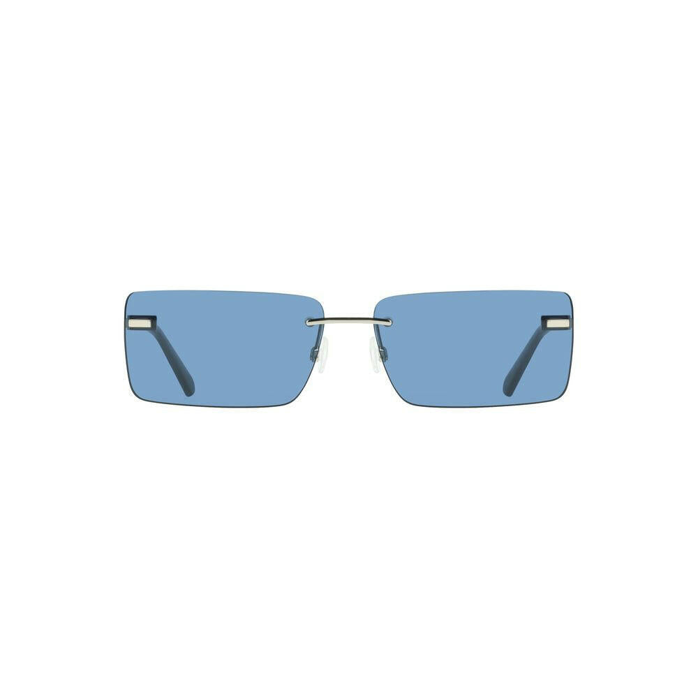 Calvin Klein Blue Metal Women Sunglass Calvin Klein
