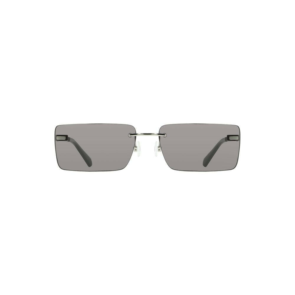 Calvin Klein Black Metal Women Sunglass Calvin Klein