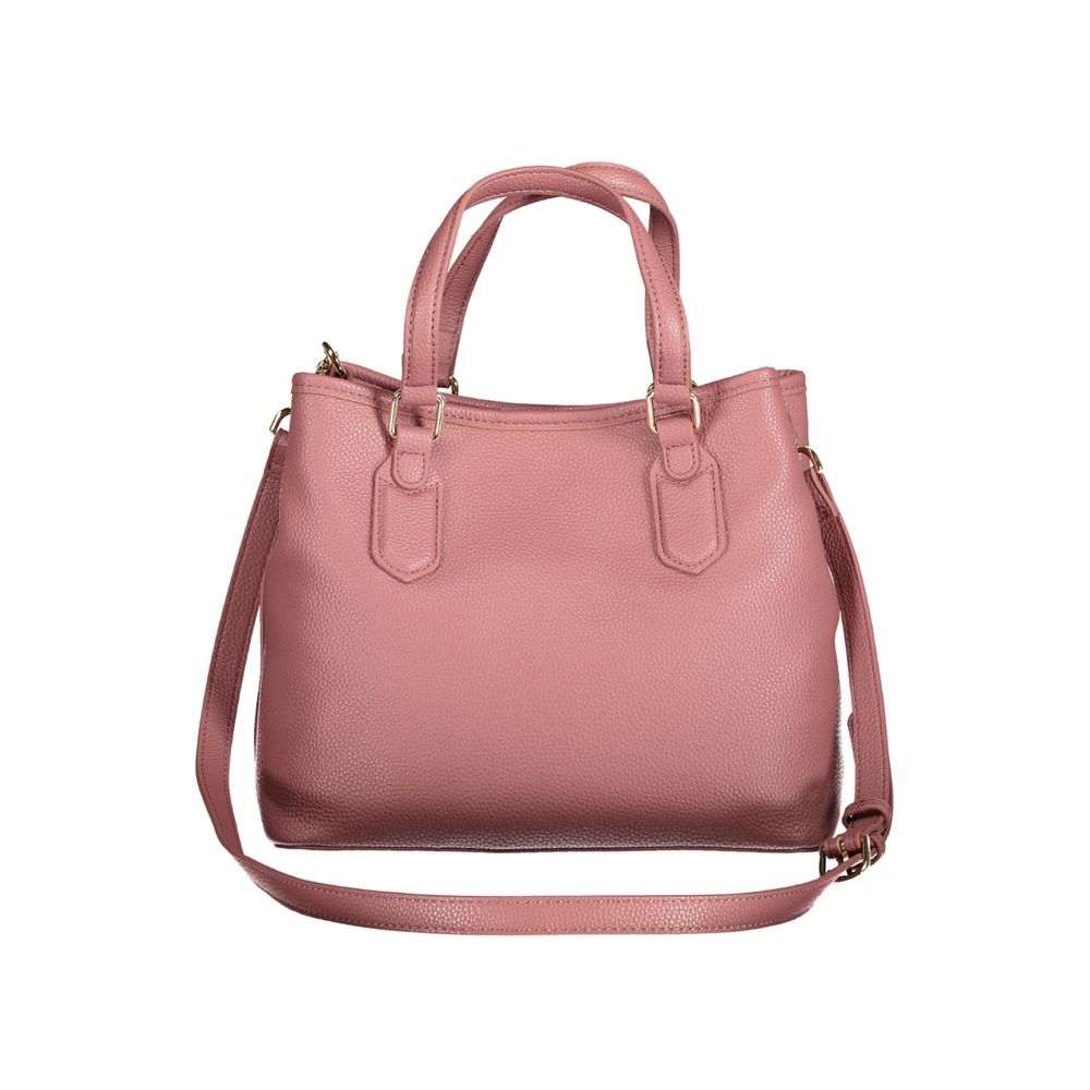Bolsa feminina Mario Valentino rosa em polietileno