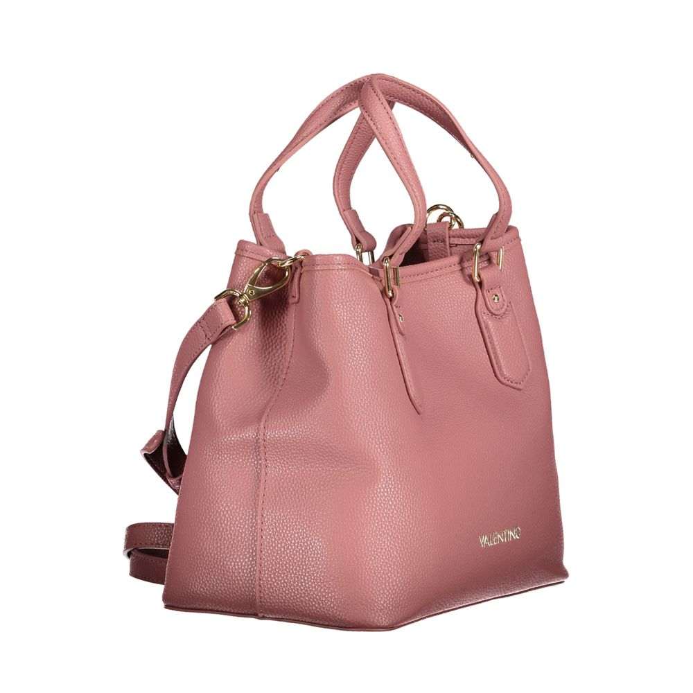 Bolsa feminina Mario Valentino rosa em polietileno