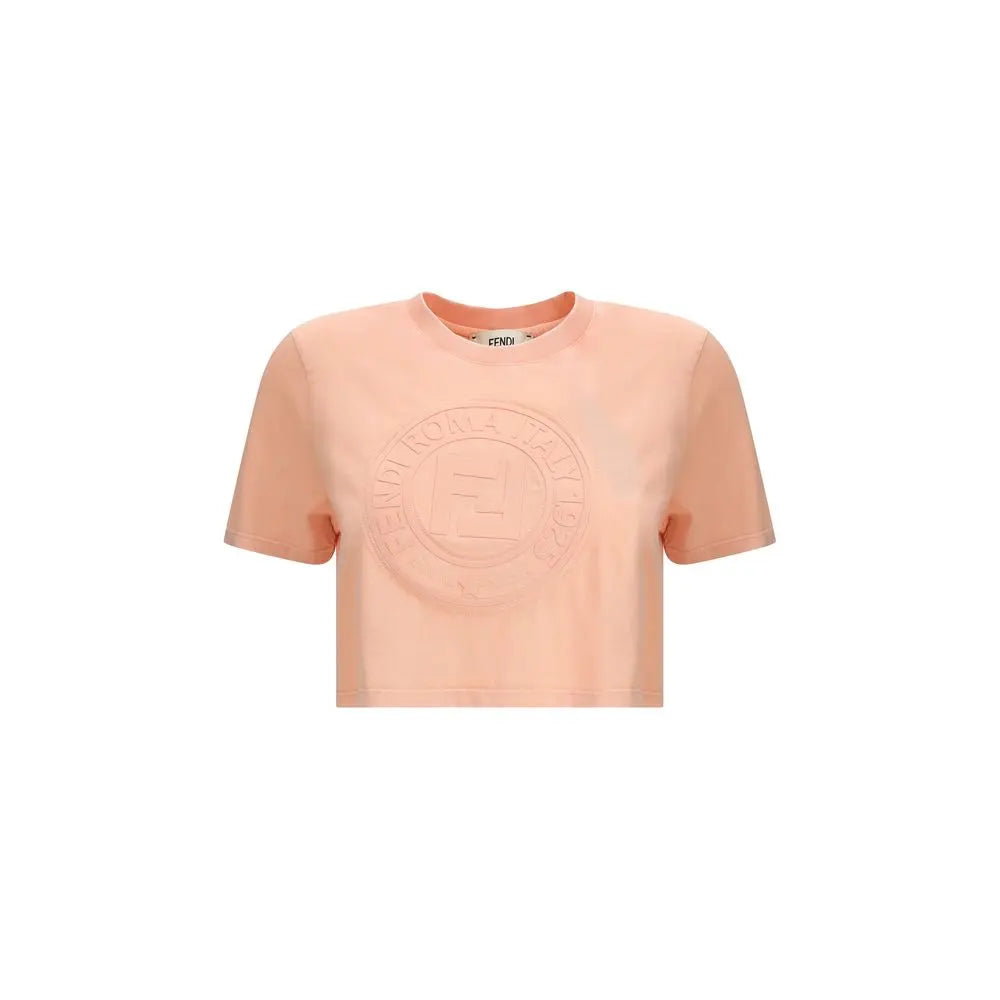 Fendi Cropped T-Shirt - MaraFormigone