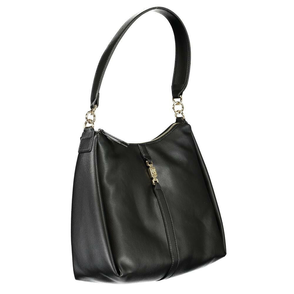Tommy Hilfiger Black Polyester Handbag Tommy Hilfiger