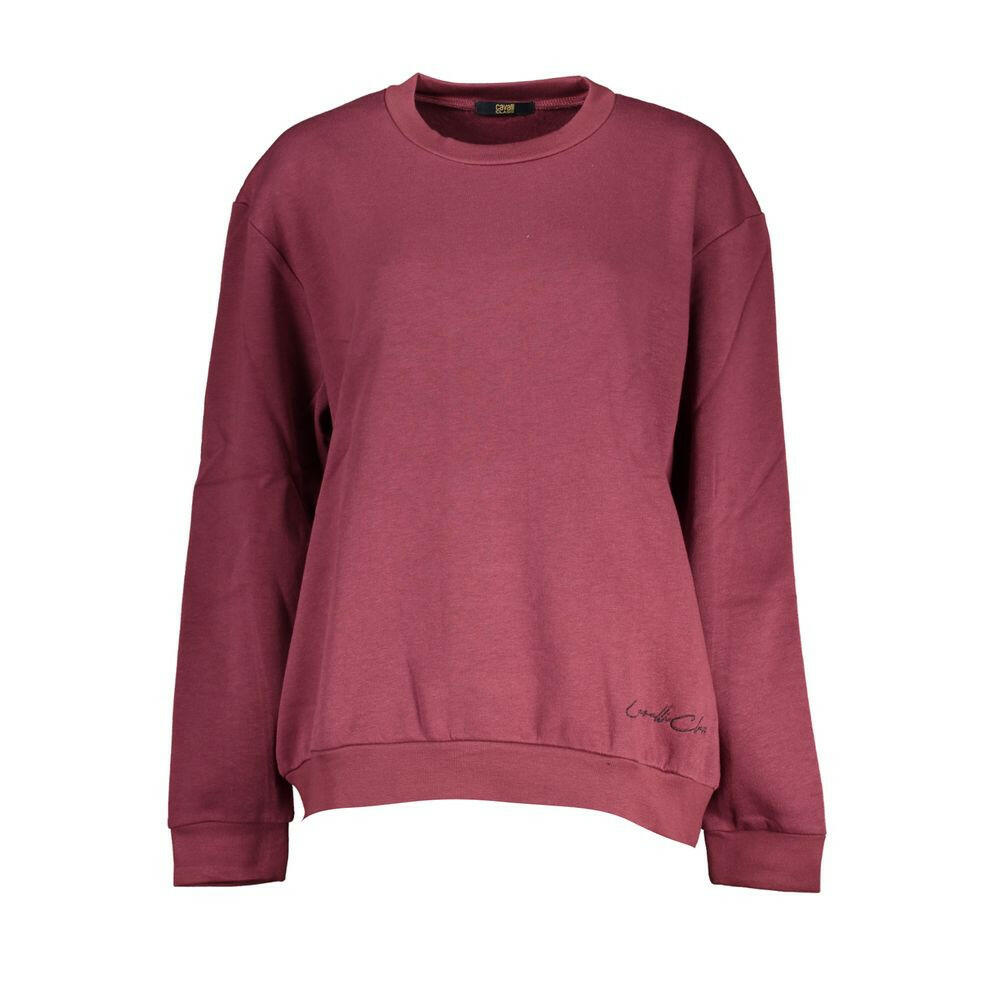 Cavalli Class Purple Cotton Women Sweater Cavalli Class