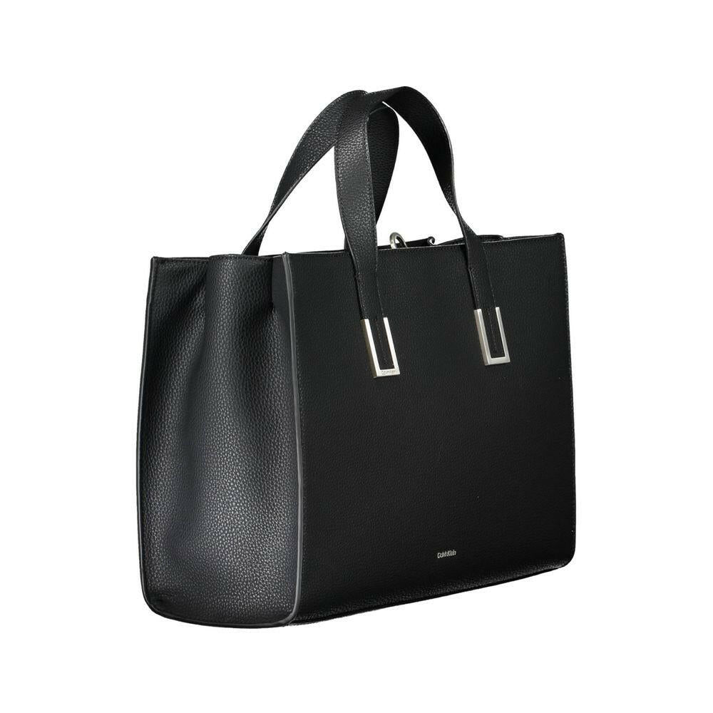 Calvin Klein Black Polyester Women Handbag Calvin Klein