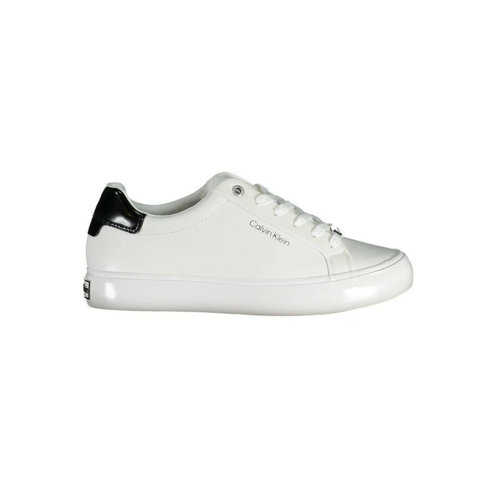 Calvin Klein White Leather Women Sneaker Calvin Klein