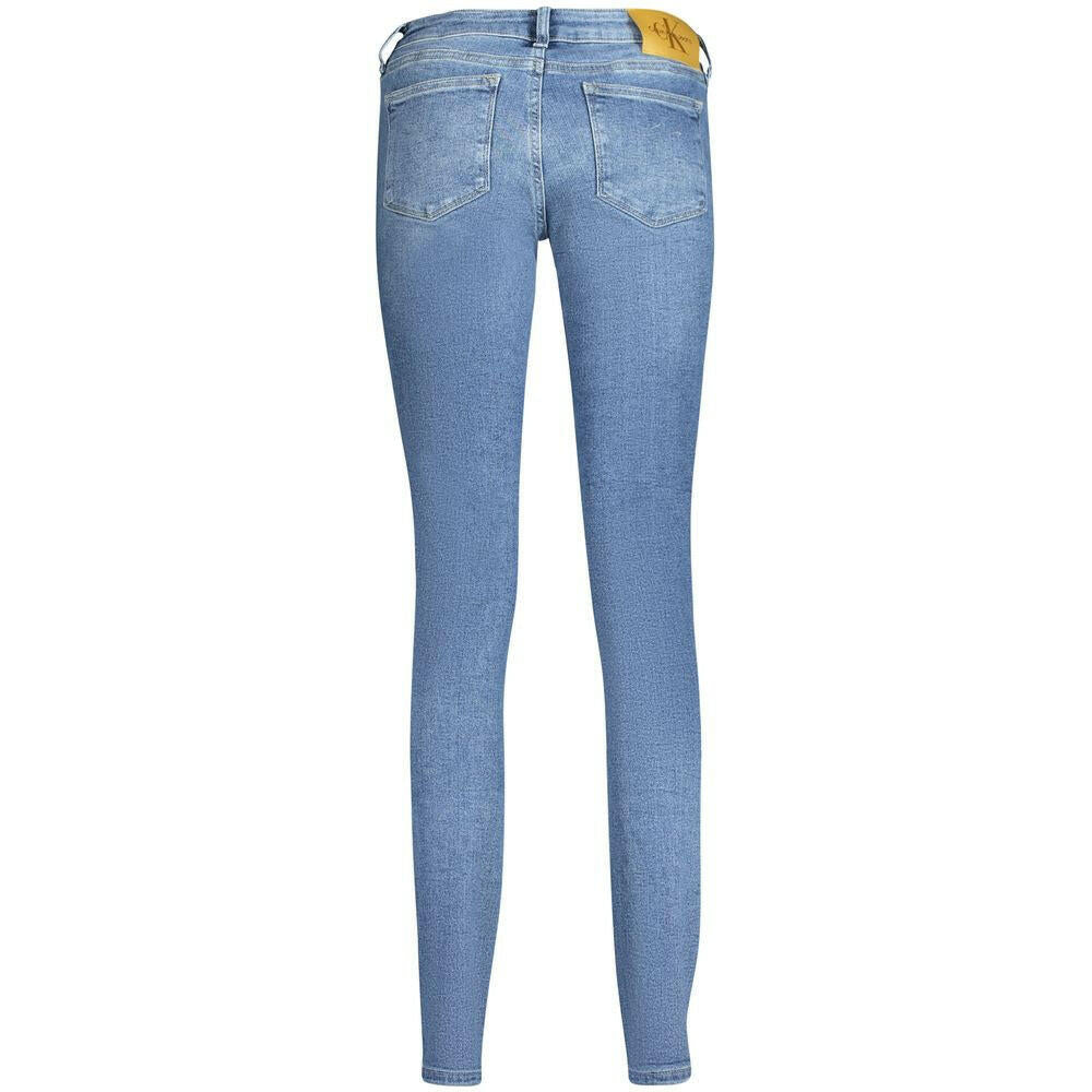Calvin Klein Blue Cotton Women Jeans Calvin Klein