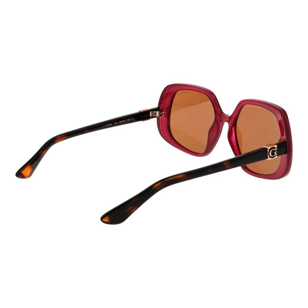 Guess Burgundy Women Sunglass Guess