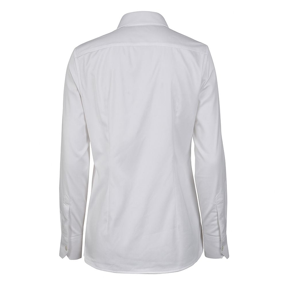 Made in Italy White Cotton Women Shirt Made in Italy