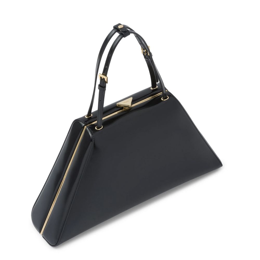 Prada Black Leather Handbag Prada