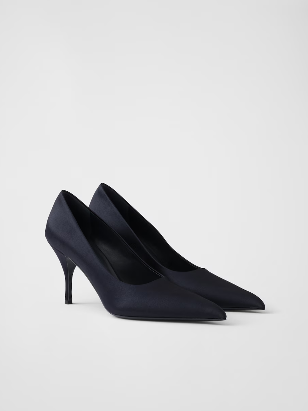 Prada Blue Satin Pumps Prada