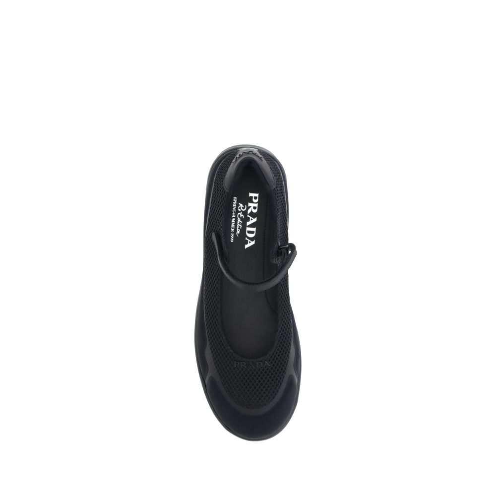 Prada Mesh Ballerinas Prada