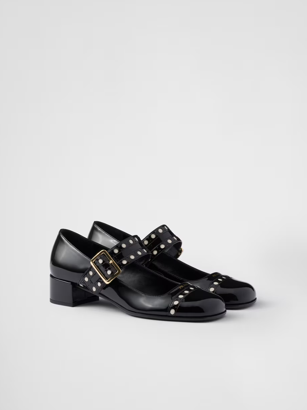 Prada Black Patent leather Mary Jane pumps Prada