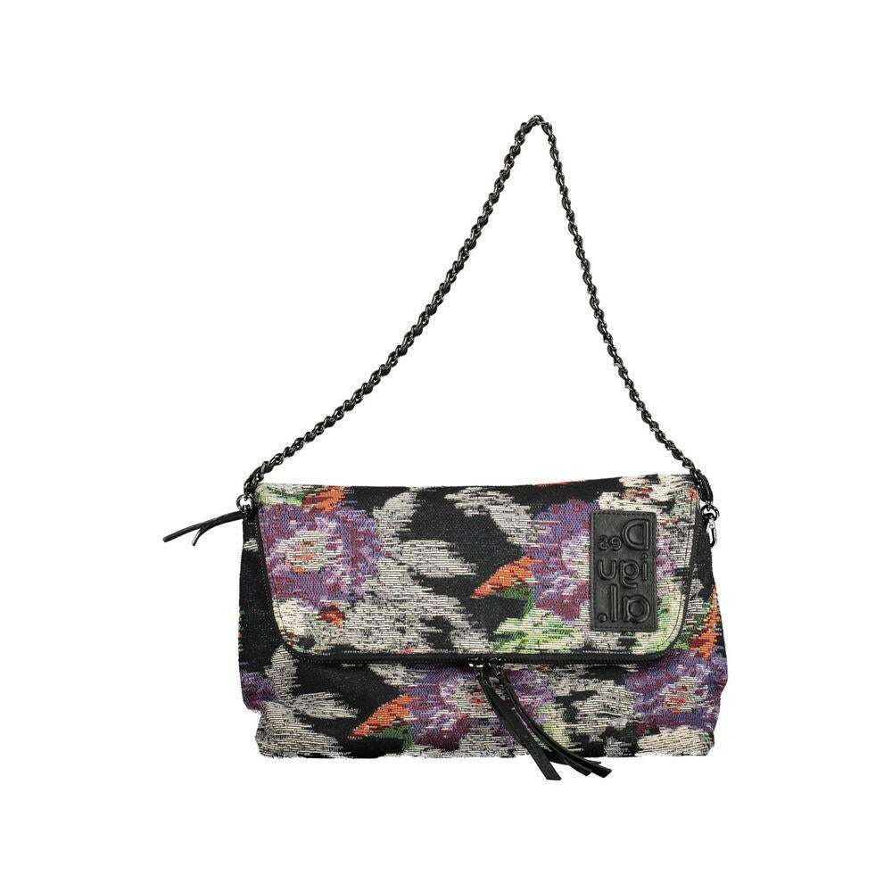 Desigual Black Polyester Women Handbag.