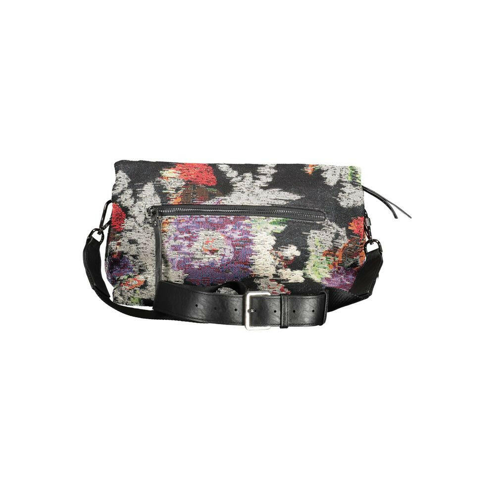 Desigual Black Polyester Women Handbag.