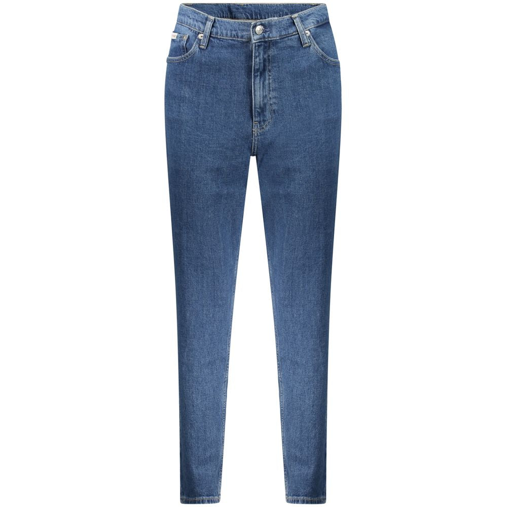 Calvin Klein Blue Cotton Women Jeans Calvin Klein