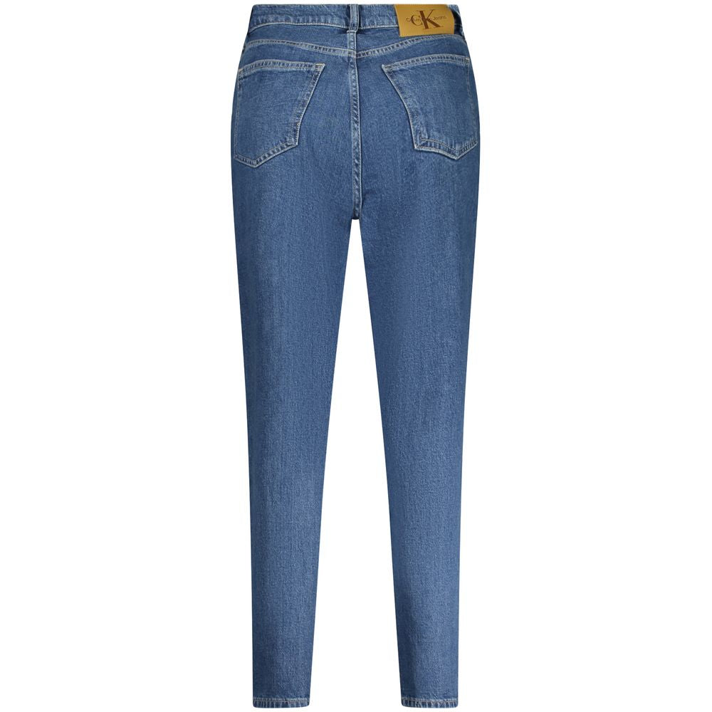 Calvin Klein Blue Cotton Women Jeans Calvin Klein