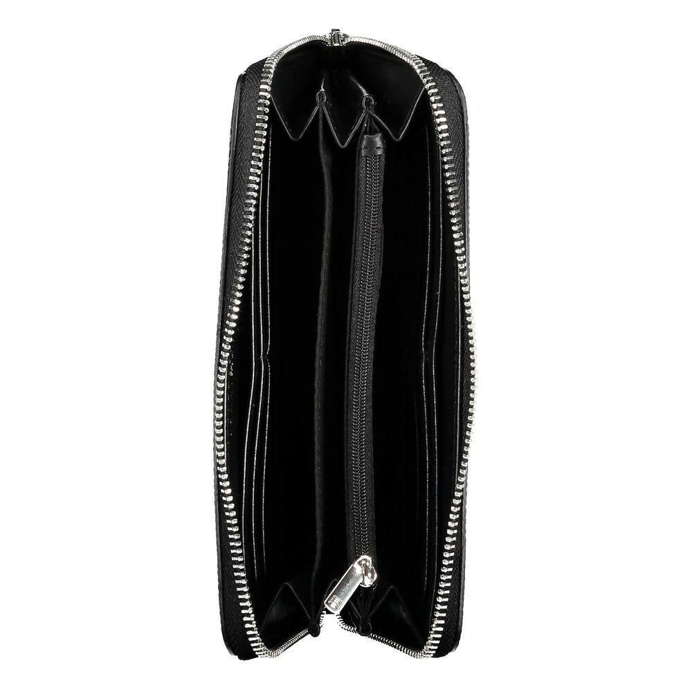 Tommy Hilfiger Black Polyethylene Women Wallet Tommy Hilfiger