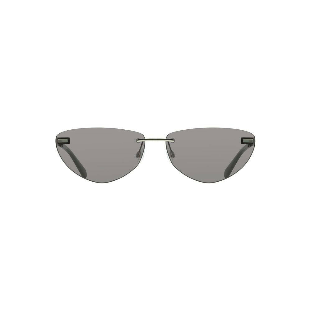 Calvin Klein Black Metal Women Sunglass Calvin Klein