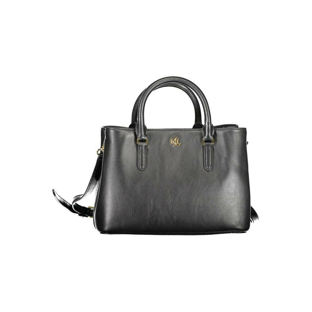Ralph Lauren Black Leather Handbag.