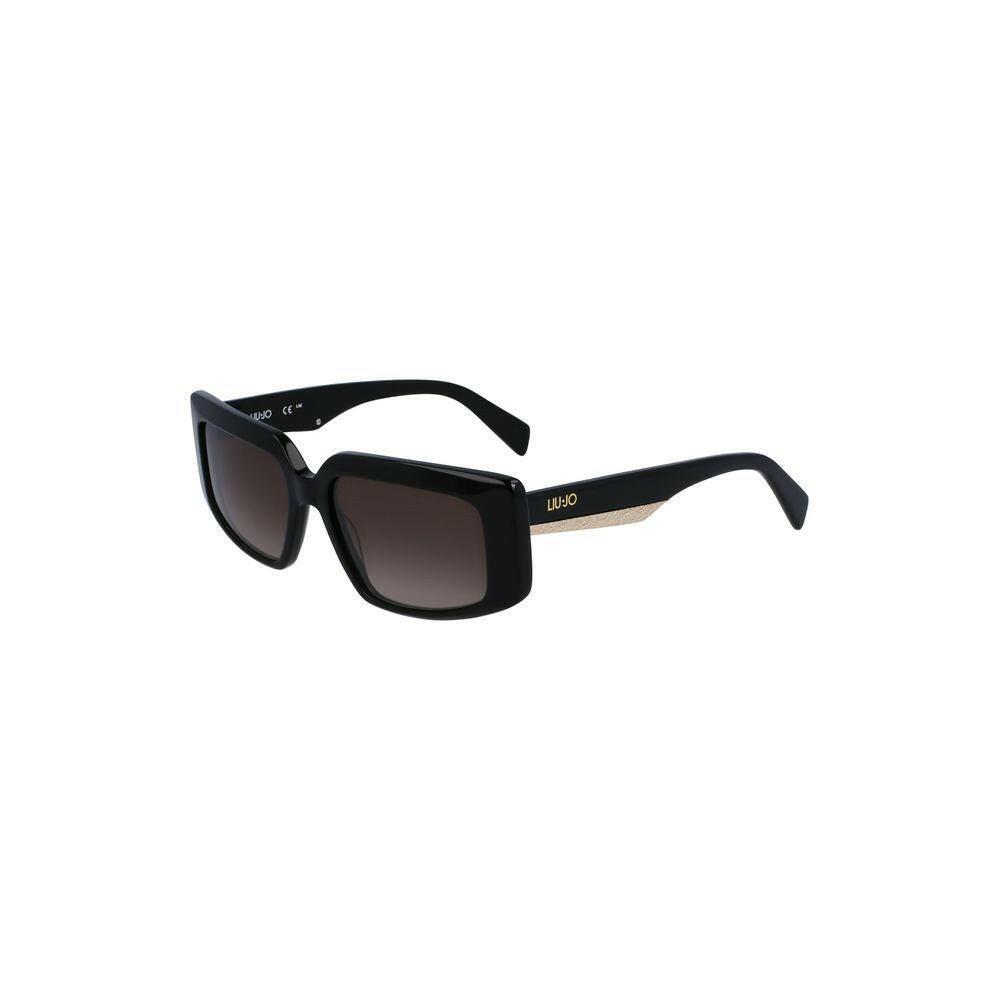 Liu Jo Black Acetate Women Sunglasses Liu Jo