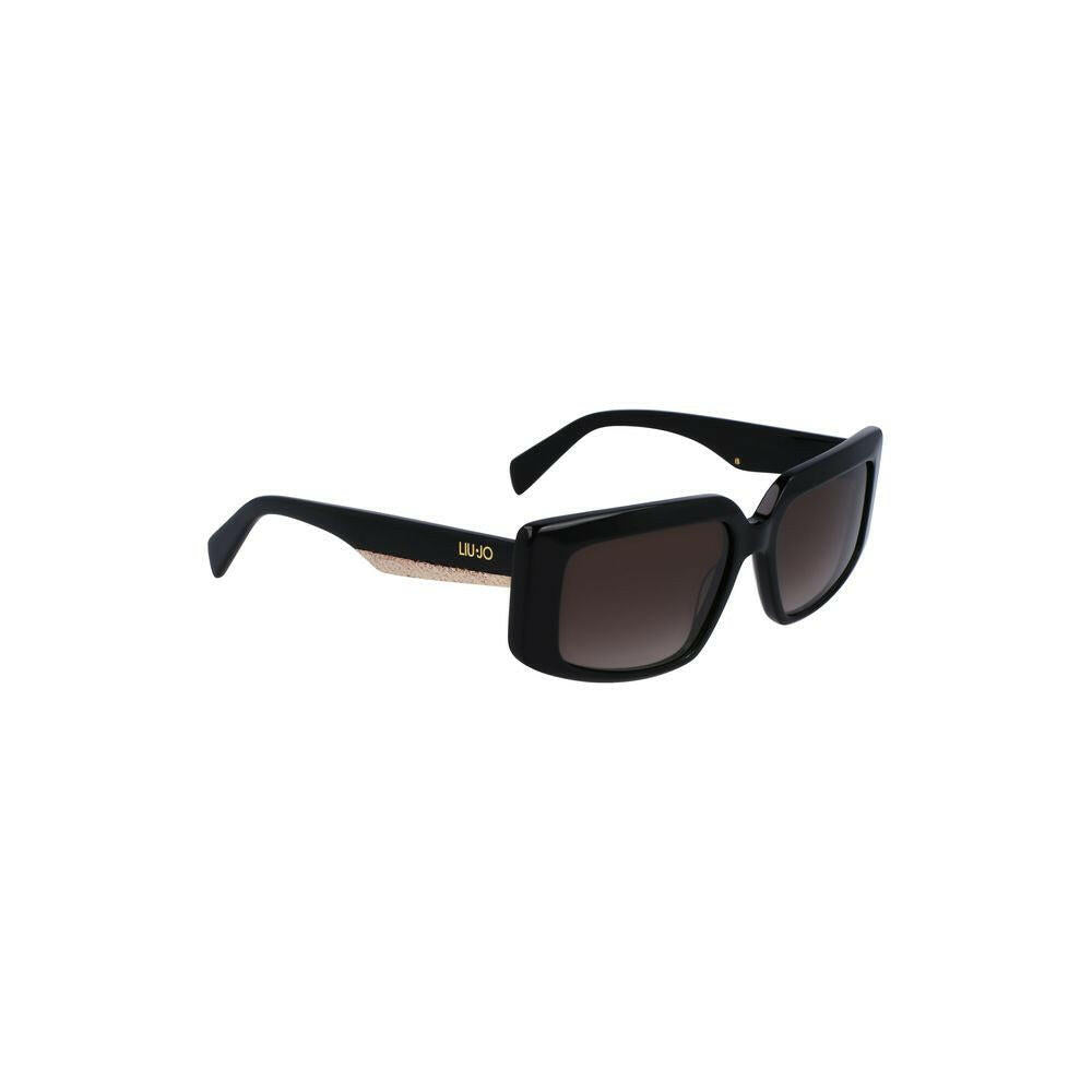 Liu Jo Black Acetate Women Sunglasses Liu Jo