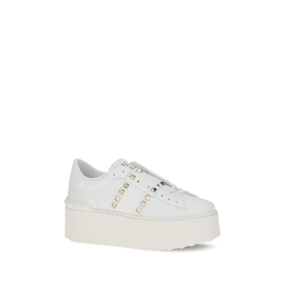 Valentino Garavani Rockstud Untitled Flatform Sneakers Valentino Garavani