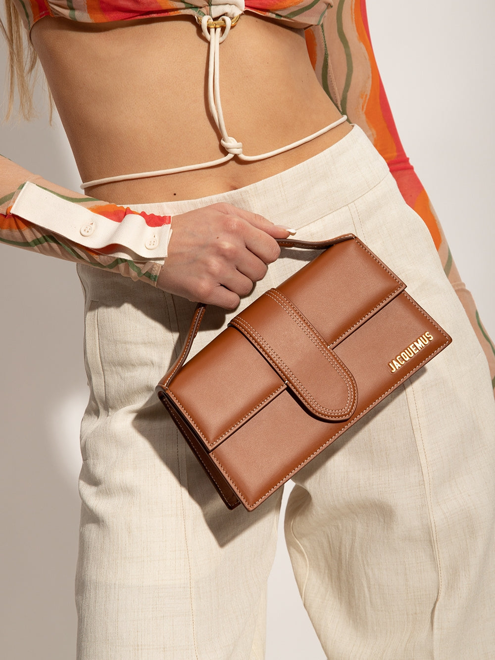 Jacquemus Le Grand Bambino Light Brown Bag Jacquemus