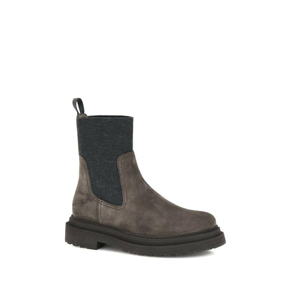 Brunello Cucinelli Suede Ankle Boots Brunello Cucinelli