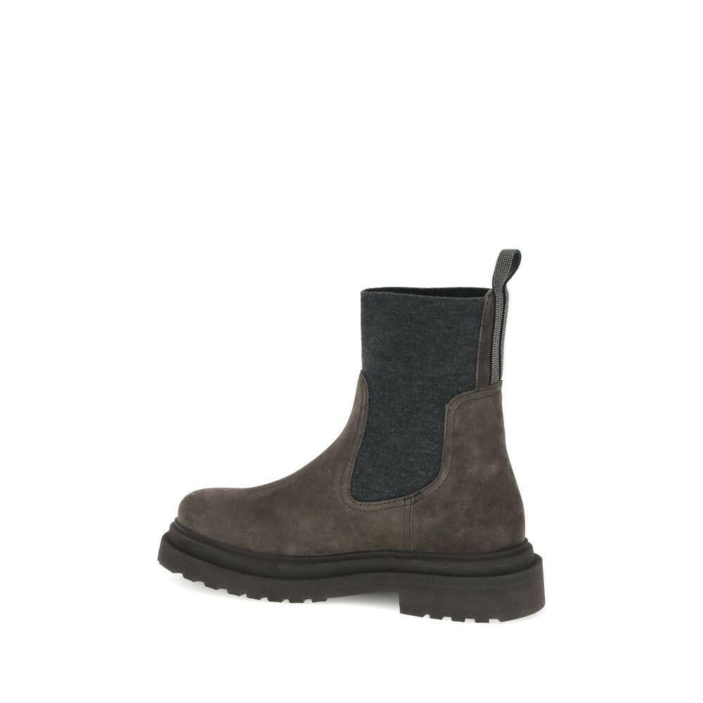 Brunello Cucinelli Suede Ankle Boots Brunello Cucinelli
