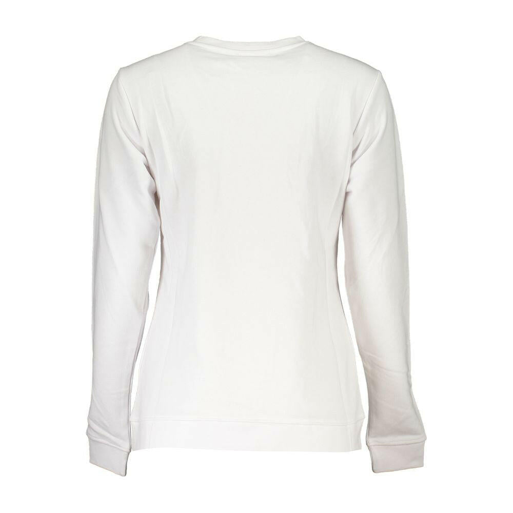 Cavalli Class White Cotton Women Sweater Cavalli Class