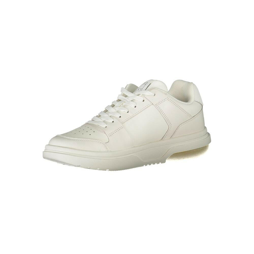 Tommy Hilfiger White Leather Women Sneaker Tommy Hilfiger