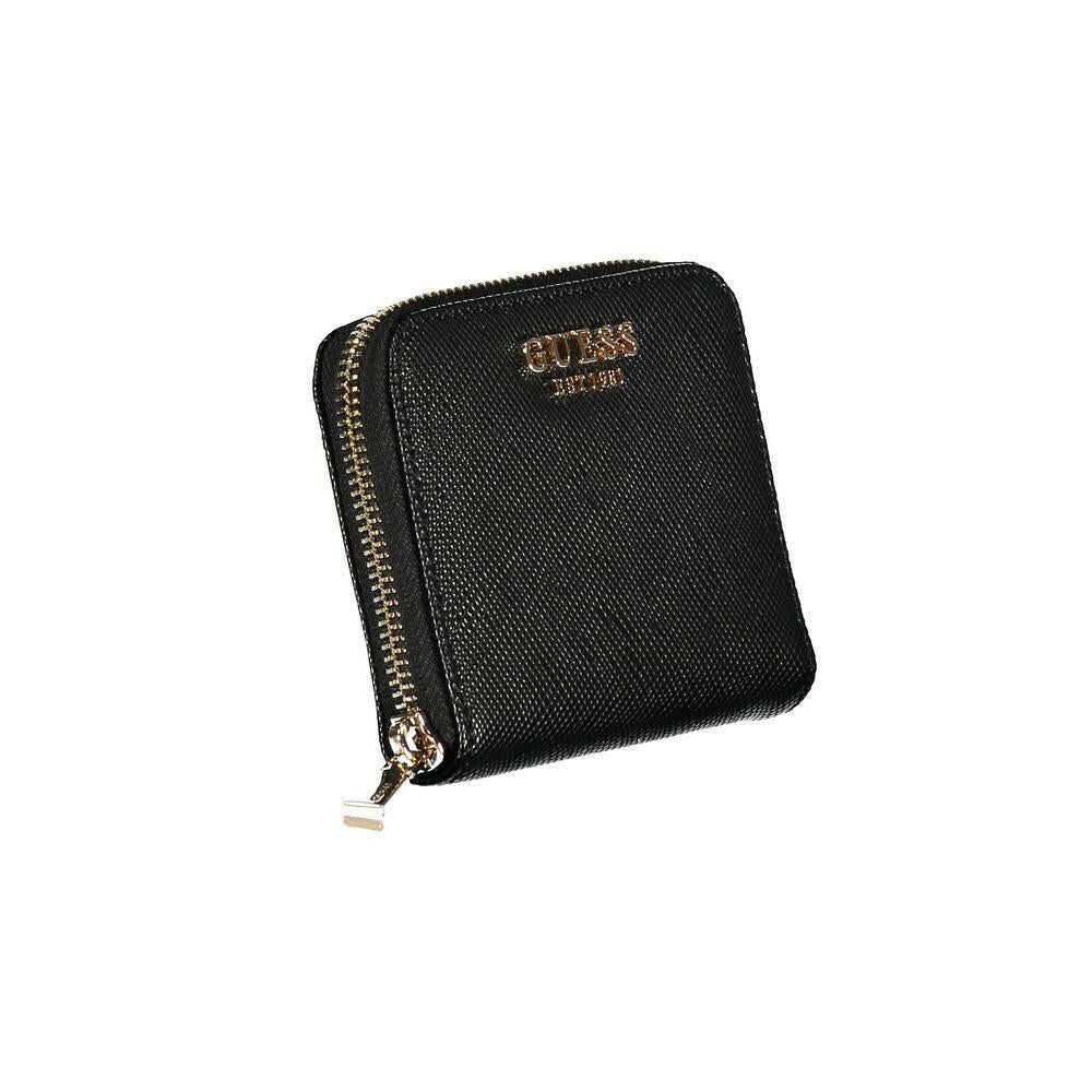 Guess Jeans Black Polyethylene Wallet Guess Jeans