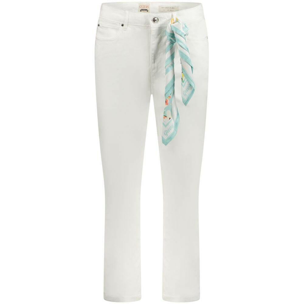 Guess Jeans White Cotton Women Skinny Jean Guess Jeans