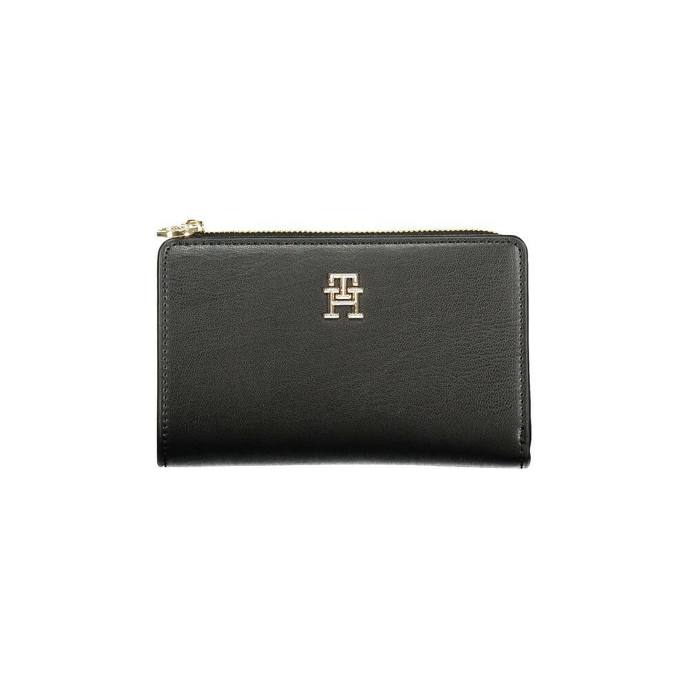 Tommy Hilfiger Black Polyethylene Women Wallet Tommy Hilfiger