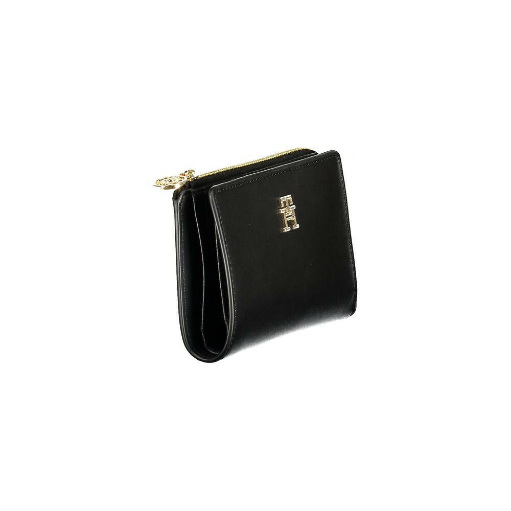 Tommy Hilfiger Black Polyethylene Women Wallet Tommy Hilfiger