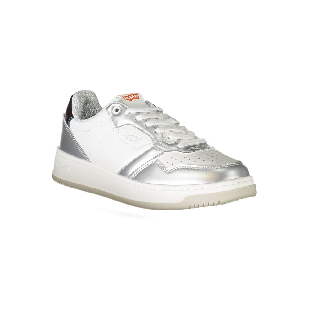 Gas Bianco Polyurethane Women Sneaker